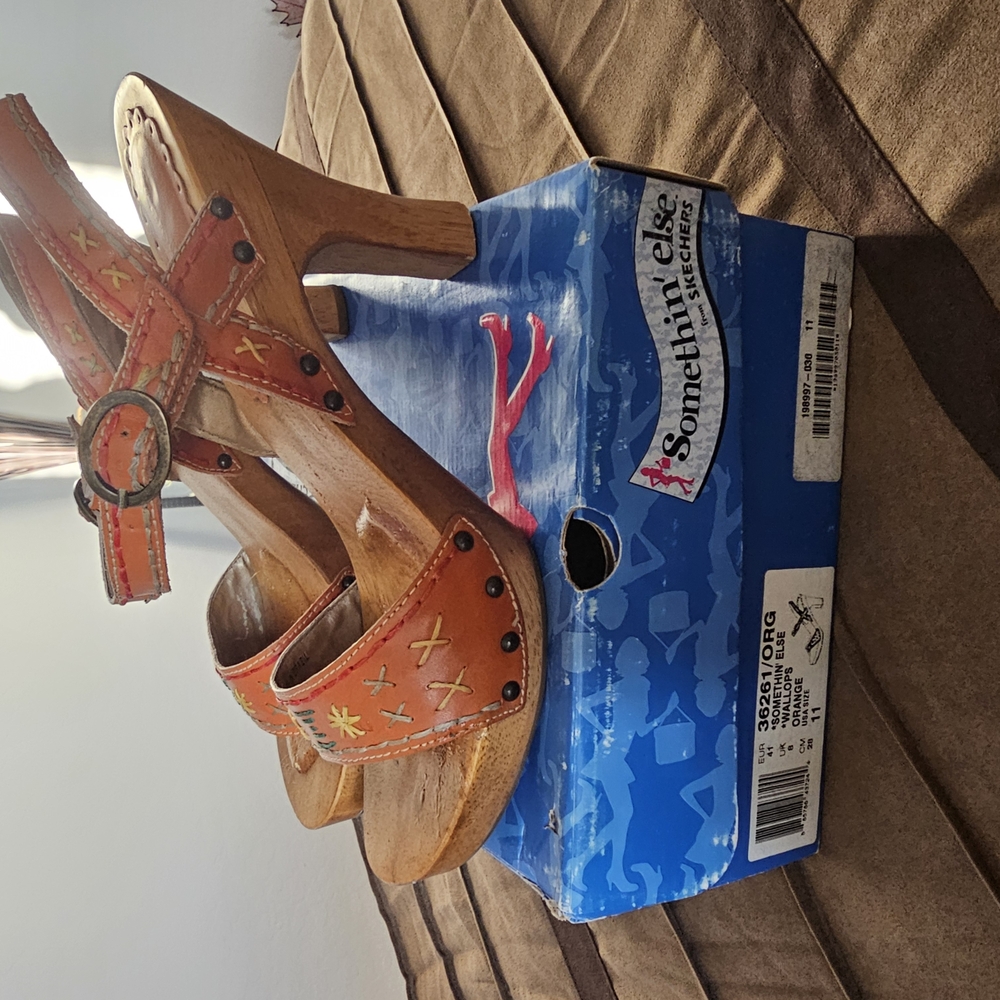 Orange Heels Shoes